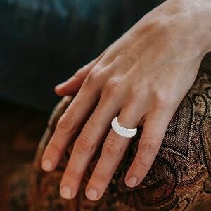 Titanium steel Ring - Silver
